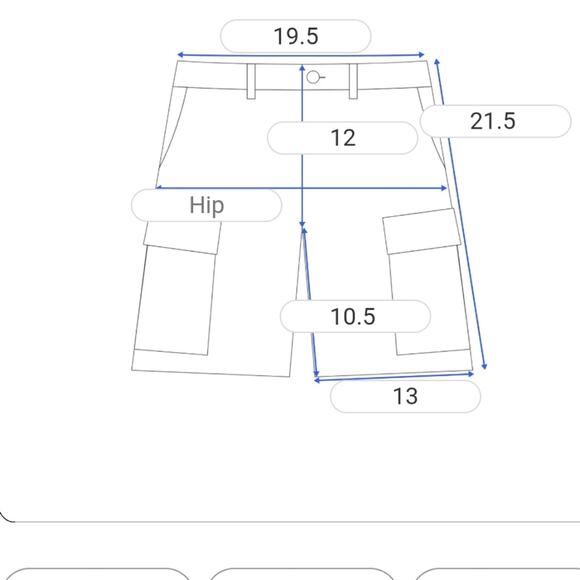 FALLS CREEK 100% Cotton Blue Red Plaid Cargo Utility Summer Beach Shorts Mens 40 - Picture 2 of 12